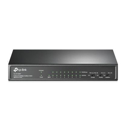 Зображення Комутатор TP-LINK TL-SF1009P 9x1FE/8xPoE 65W некерований 250 м 