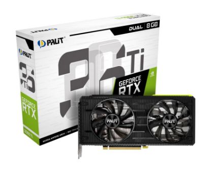  Зображення Відеокарта GF RTX 3060 Ti 8GB GDDR6 Dual Palit (NE6306T019P2-190AD) 