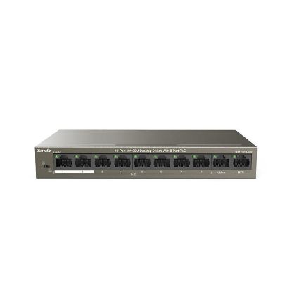  Зображення Комутатор TENDA TEF1110P-8-63W 8xFE PoE, 2xFE Uplink 