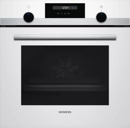  Зображення Духова шафа Siemens електрична, 66л, A, дисплей, конвекція, телескоп, білий 