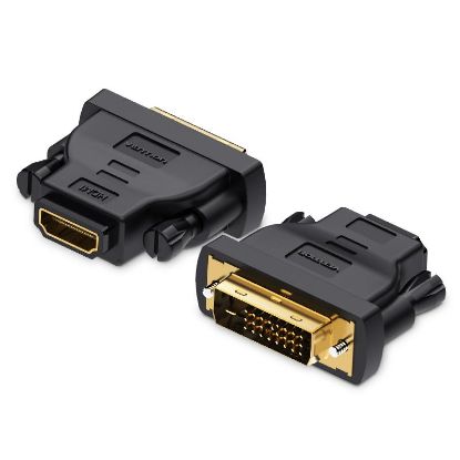  Зображення Адаптер Vention HDMI - DVI (M/F), Black (ECDB0) 