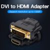  Зображення Адаптер Vention HDMI - DVI (M/F), Black (ECDB0) 