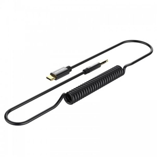  Зображення Перехідник Vention Type-C - 3.5 мм mini-Jack, 1м, Black (BGABF) 