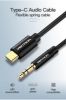 Зображення Перехідник Vention Type-C - 3.5 мм mini-Jack, 1м, Black (BGABF) 