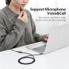  Зображення Кабель Vention Audio 3.5 мм Metal Type 1 м Black (BHBBF)) 