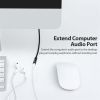  Зображення Кабель Vention Audio 3.5 мм Metal Type 1 м Black (BHBBF)) 