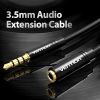  Зображення Кабель Vention Audio 3.5 мм Metal Type 1 м Black (BHBBF)) 