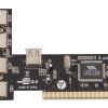  Зображення Контролер Frime VT6212 (ECF-PCItoUSB001) PCI-USB2.0(4+1) 