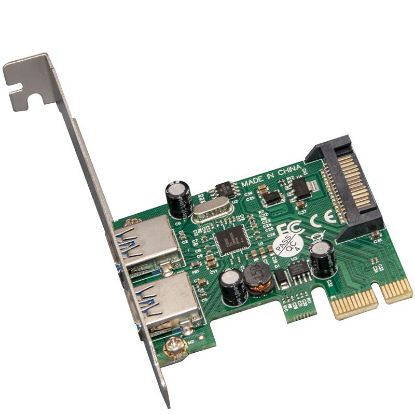  Зображення Контролер Frime NEC720202 (ECF-PCIEtoUSB004.LP) PCI-E-2xUSB3.0 