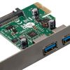  Зображення Контролер Frime NEC720202 (ECF-PCIEtoUSB004.LP) PCI-E-2xUSB3.0 