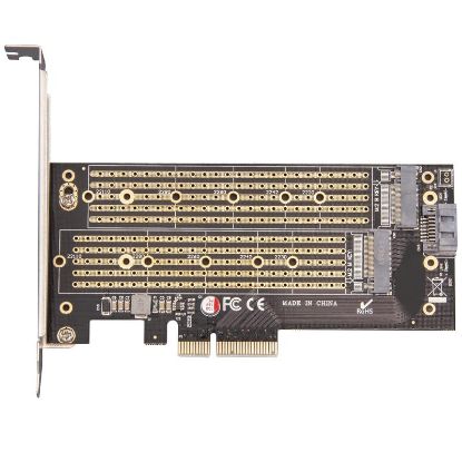  Зображення Контролер Frime (ECF-PCIEtoSSD002.LP) PCI-E-M.2 (B&M Key) NVMe 