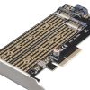  Зображення Контролер Frime (ECF-PCIEtoSSD002.LP) PCI-E-M.2 (B&M Key) NVMe 