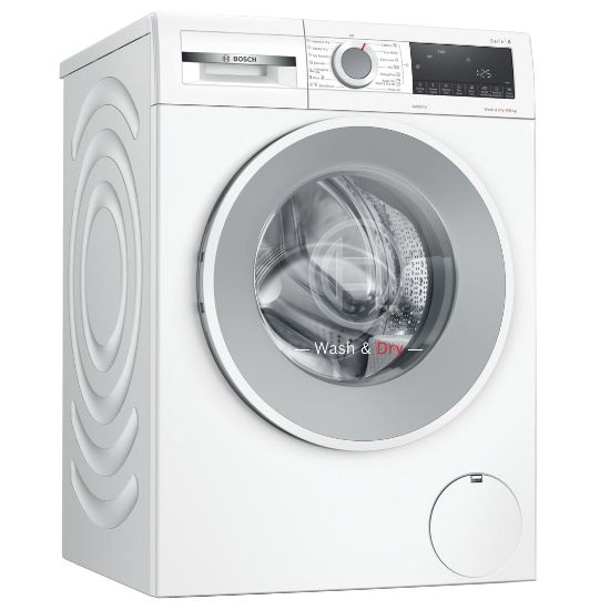  Зображення Прально-сушильна машина Bosch фронтальна, 9(6)кг, 1400, A, 60см, дисплей, білий 