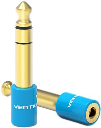  Зображення Адаптер Vention Audio 3.5 mm AF - 6.5 mm AM (VAB-S01-L) 