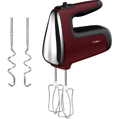  Зображення Міксер Tefal  ручний POWERMIX SILENCE, 600Вт, насадки -4, турборежим, бордо 