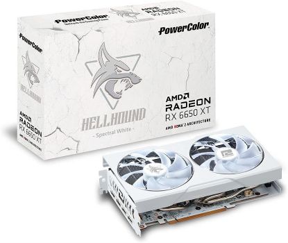  Зображення Відеокарта AMD Radeon RX 6650 XT 8GB GDDR6 Hellhound Spectral White PowerColor (AXRX 6650 XT 8GBD6-3 