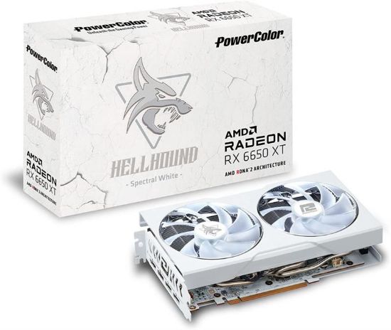  Зображення Відеокарта AMD Radeon RX 6650 XT 8GB GDDR6 Hellhound Spectral White PowerColor (AXRX 6650 XT 8GBD6-3 