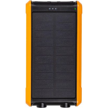  Зображення Батарея універсальна PowerPlant 10000mAh, USB-A*2, + Solar 5.5V-0,2A (PB930494) 