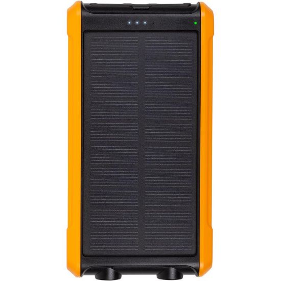  Зображення Батарея універсальна PowerPlant 10000mAh, USB-A*2, + Solar 5.5V-0,2A (PB930494) 