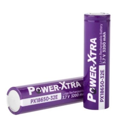  Зображення Акумулятор Power-Xtra 18650 Li-Ion 3200 mAh Violet 