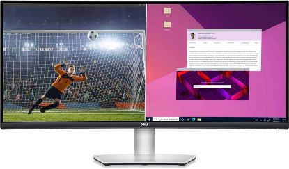  Зображення Монітор DELL 34" S3423DWC 2xHDMI, USB-C, Audio, VA, 3440x1440, 100Hz, 4ms, sRGB 99%, CURVED, FreeSync, HAS 
