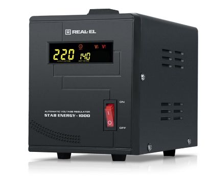  Зображення Стабілізатор REAL-EL STAB ENERGY-1000 (EL122400012) 