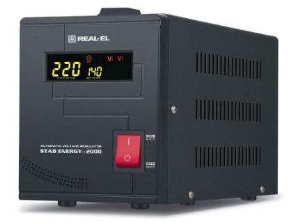  Зображення Стабілізатор REAL-EL STAB ENERGY-2000 (EL122400013) 