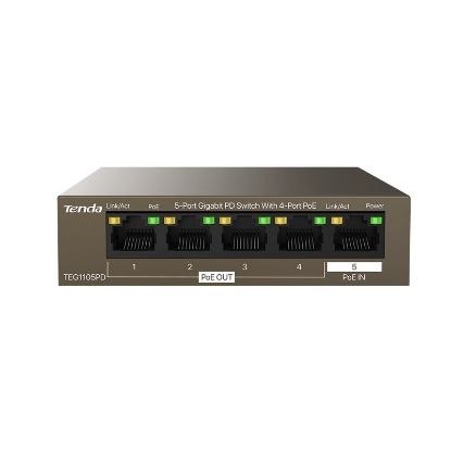  Зображення Комутатор Tenda TEG1105PD 