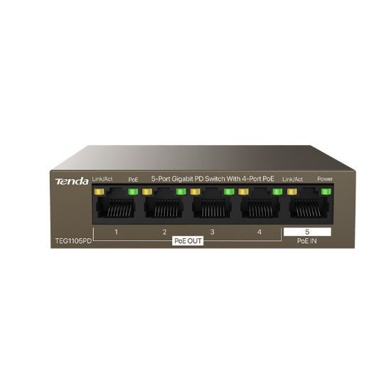  Зображення Комутатор Tenda TEG1105PD 