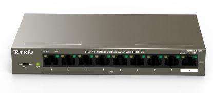  Зображення Комутатор TENDA TEF1109P-8-102W 8xFE PoE, 1xGE Uplink 
