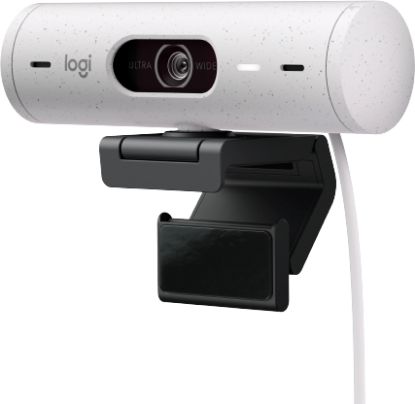  Зображення Веб-камера Logitech Brio 500 Off-White (960-001428) 