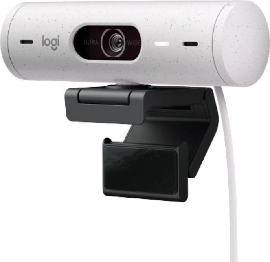  Зображення Веб-камера Logitech Brio 500 Off-White (960-001428) 