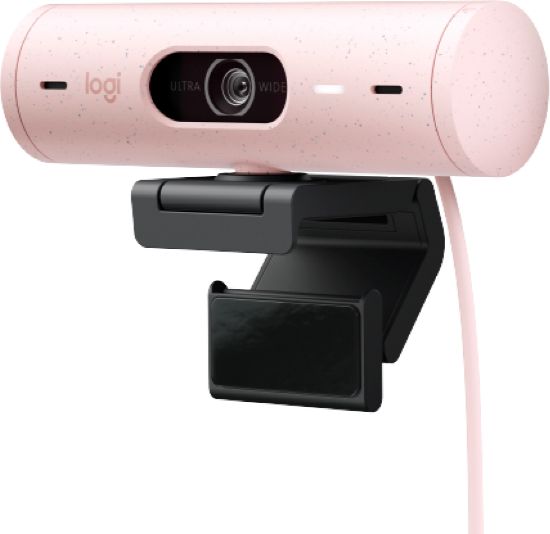 Зображення Веб-камера Logitech Brio 500 Rose (960-001421) 