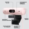  Зображення Веб-камера Logitech Brio 500 Rose (960-001421) 