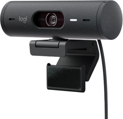  Зображення Веб-камера Logitech Brio 500 Graphite (960-001422) 