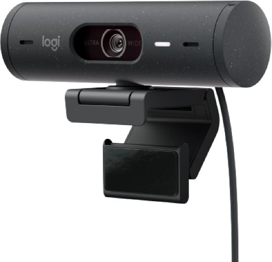  Зображення Веб-камера Logitech Brio 500 Graphite (960-001422) 