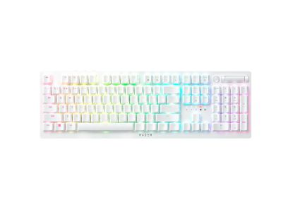  Зображення Клавіатура бездротова Razer DeathStalker V2 Pro Wireless Purple Switch ENG White (RZ03-04363500-R3M1)  