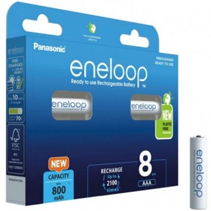  Зображення Акумулятори Panasonic Eneloop AAA NI-MH 800 mAh BL 8 шт 