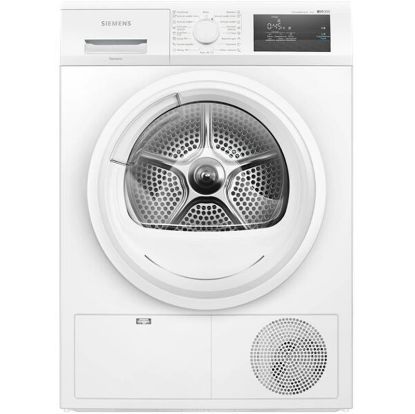  Зображення Сушильна машина Siemens тепловий насос, 8кг, A+, 60см, дисплей, білий 