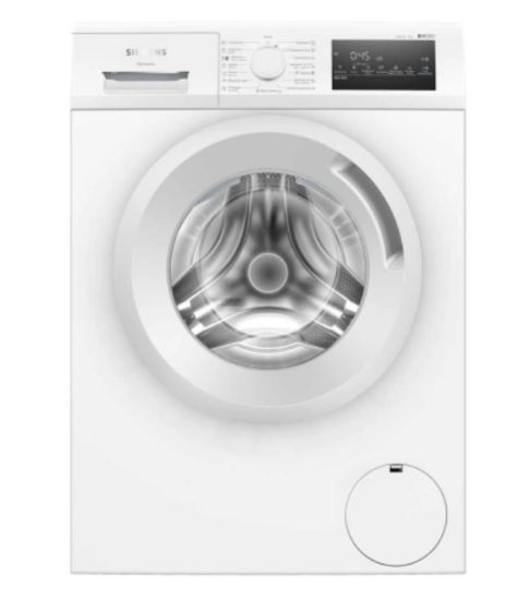  Зображення Пральна машина Siemens фронтальна, 8кг, 1400, A+++, 55см, дисплей, білий 