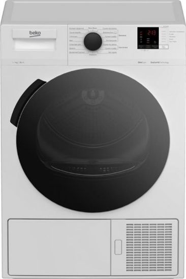  Зображення Сушильна машина Beko, тепловий насос, 7кг, A++, 51см, дисплей, білий 