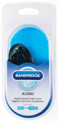  Зображення Кабель Bandridge ValueLine Toslink - Toslink (M/M), 2 м, Black (VAL5602) 