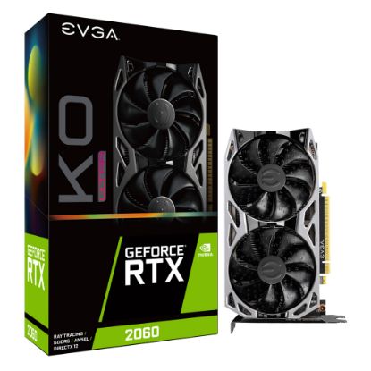  Зображення Відеокарта GF RTX 2060 6GB GDDR6 KO Ultra Gaming EVGA (06G-P4-2068-KR) 