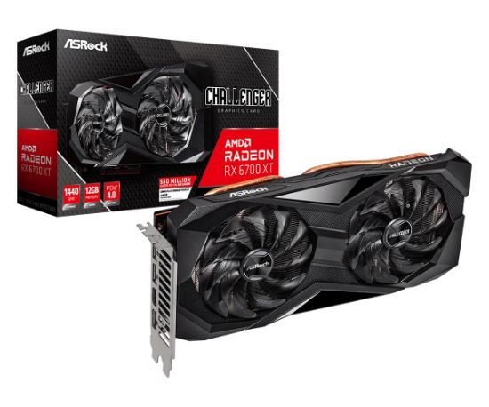  Зображення Відеокарта AMD Radeon RX 6700 XT 12GB GDDR6 Challenger D ASRock (RX6700XT CLD 12G) 