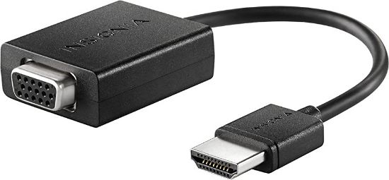  Зображення Адаптер Insignia HDMI - VGA (M/F), 0.15 м, Black (NS-PG95503) 