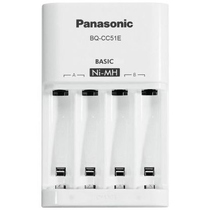  Зображення Зарядний пристрій Panasonic Basic Charger, для АА/ААА акумуляторів 