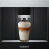  Зображення Кавомашина Siemens вбудовувана, 2.4л, зерно+мелена, автомат.капуч, LED-дисплей, авторецептів -8, чорний 