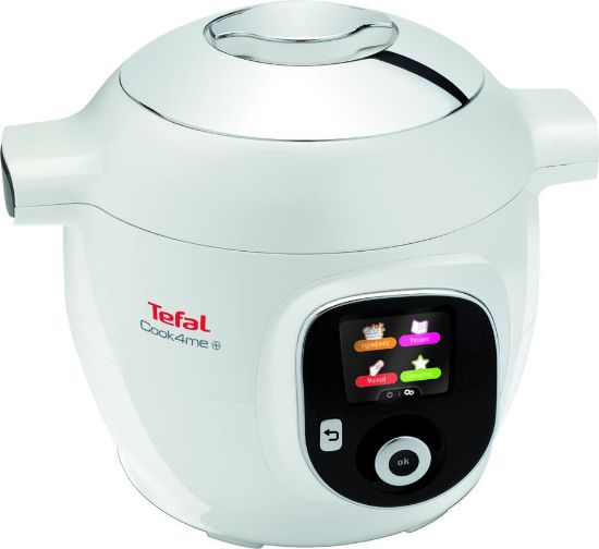  Зображення Мультиварка-скороварка Tefal Cook4Me +, 1600Вт, чаша-6л, кнопкове керування, пластик, білий 