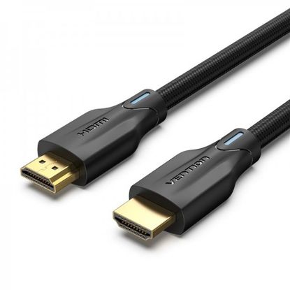  Зображення Кабель Vention HDMI - HDMI V 2.1, (M/M), 1 м, Black (AAUBF) 