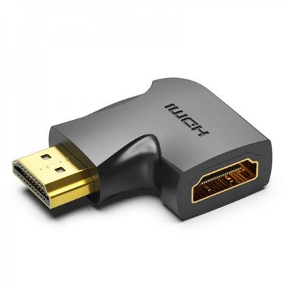  Зображення Адаптер Vention HDMI - HDMI (M/F), Black (AIQBO) 